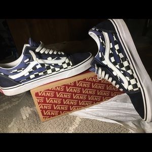 Old Skool checker flame  vans